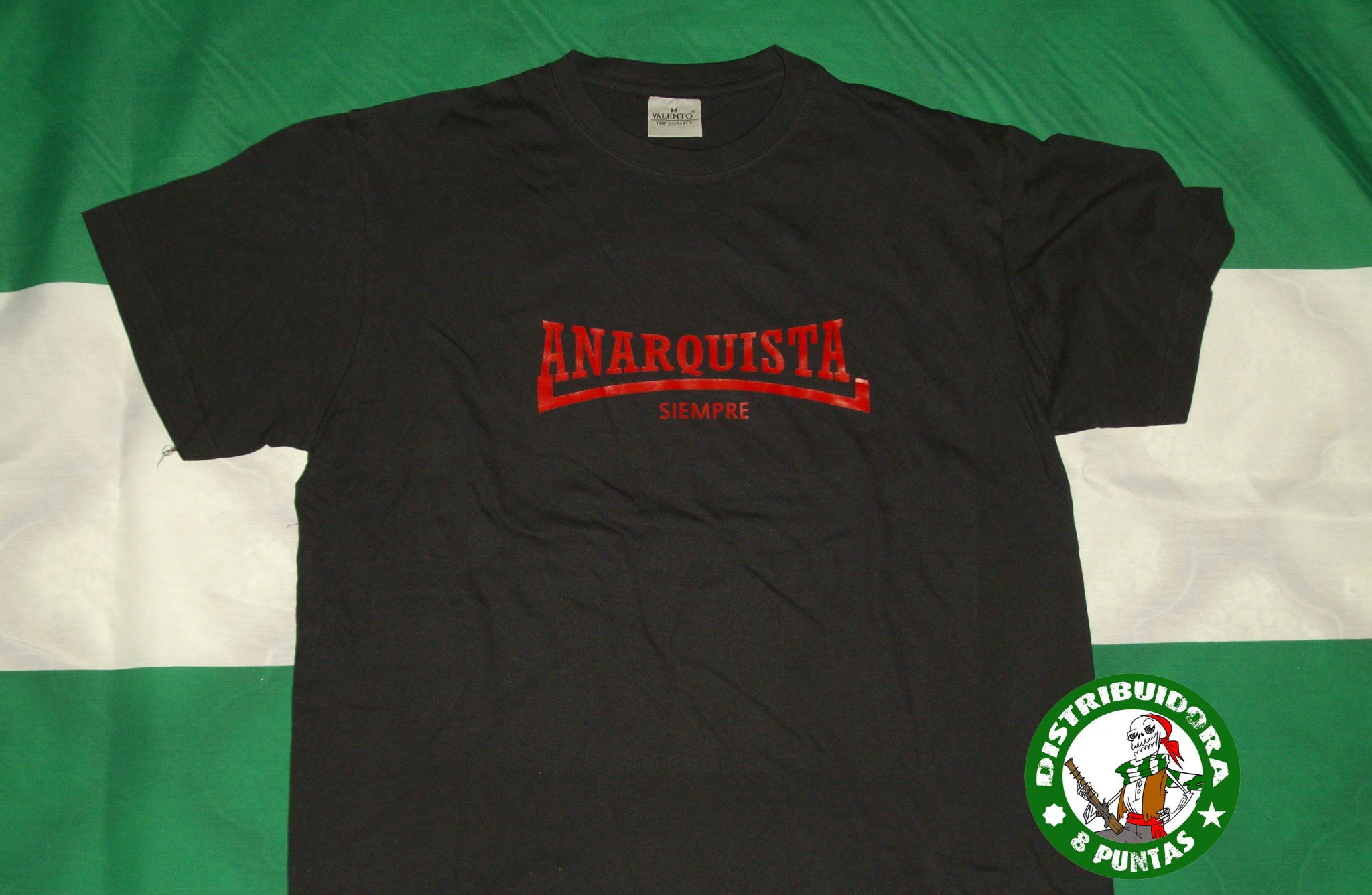 Camiseta Anarquista Siempre distriochopuntas Camiseta Anarquista Siempre distriochopuntas