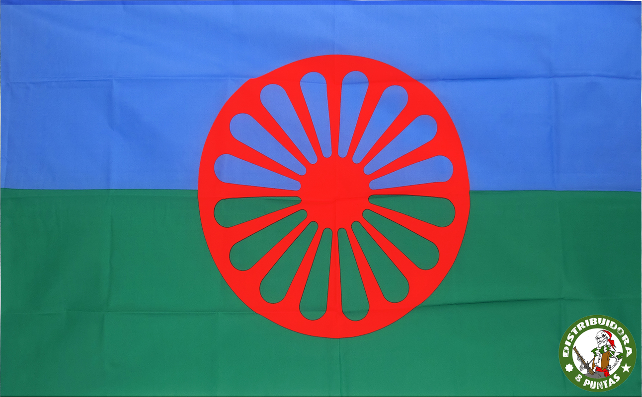 Bandera Gitana Romaní - distriochopuntas