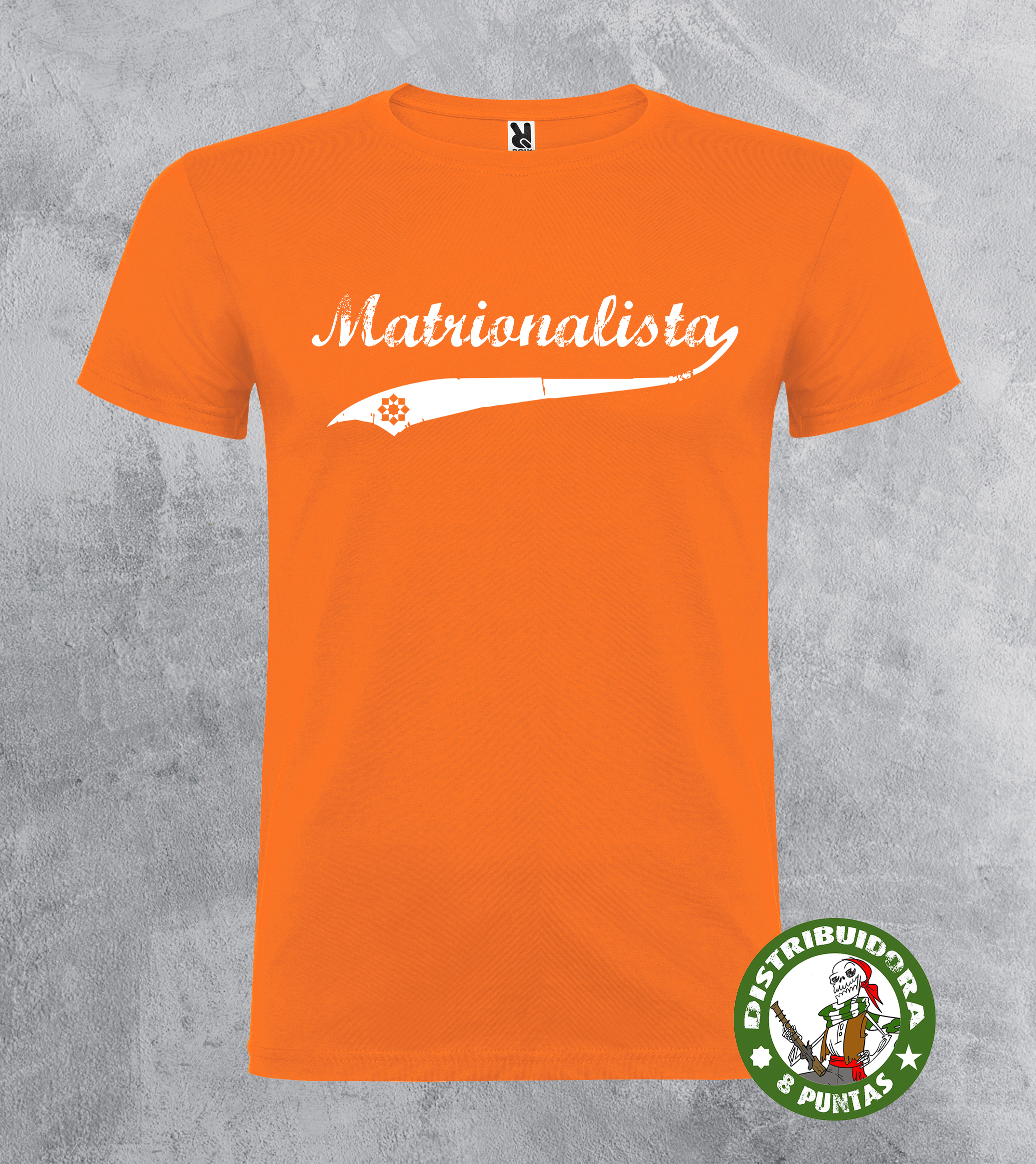 camiseta matrionalista naranja