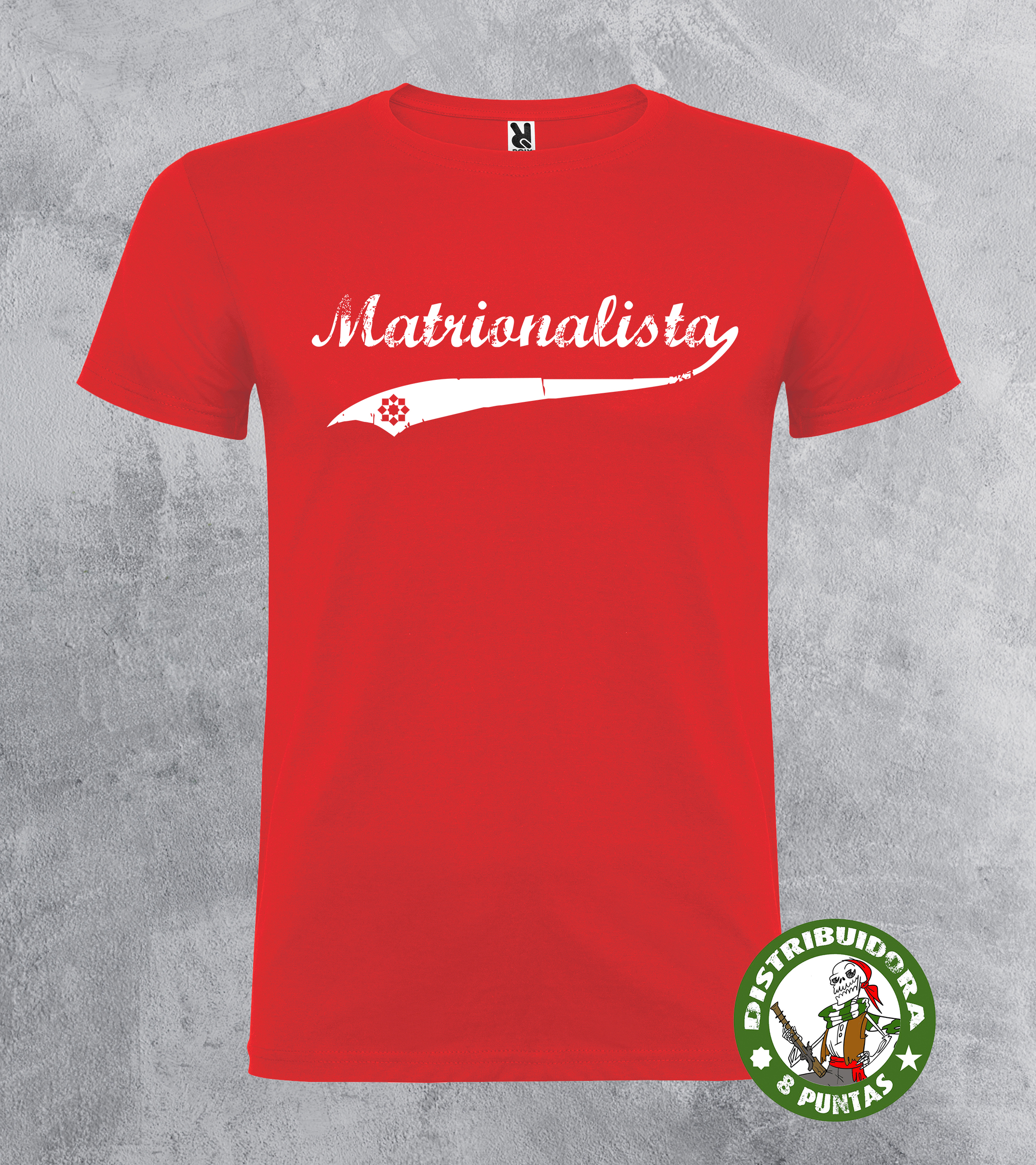 camiseta matrionalista rojo
