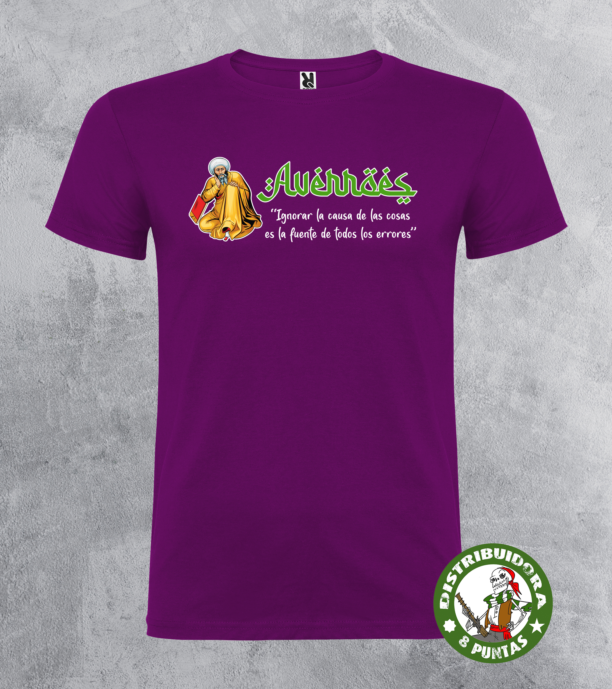 camiseta averroes morado