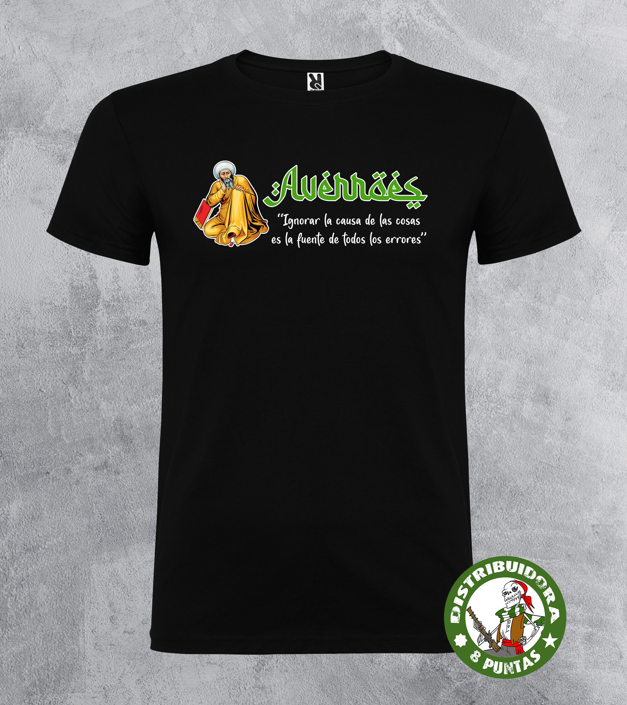 camiseta averroes negra